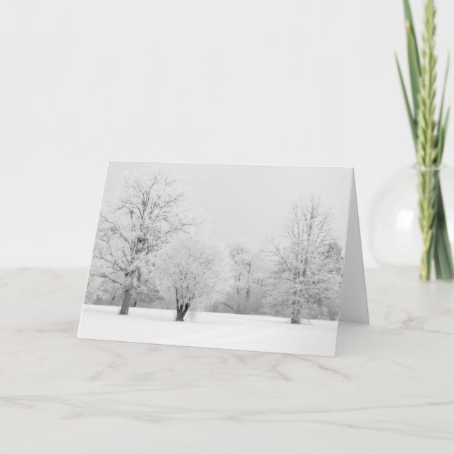 Hoarfrost Morning, Ottawa, Canada Card (Front)