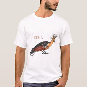 Hoatzin bird cartoon illustration T-Shirt