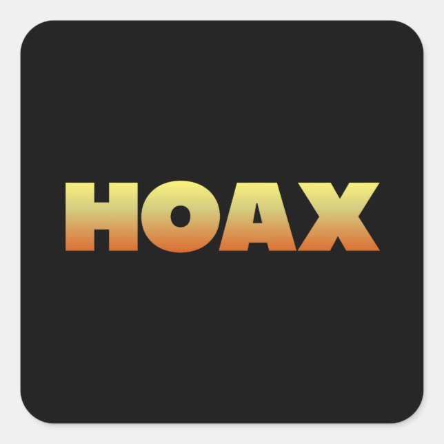HOAX STICKER STICKERS (Front)