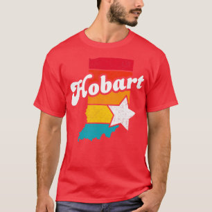 Hobart Indiana Vintage Distressed Souvenir 2 T-Shirt
