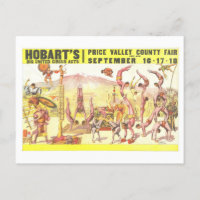 Hobart's Big United Circus Vintage Advertising