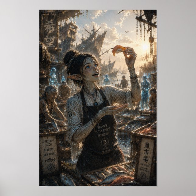 Hobbies / Sushi Chef / Japan's Fish Market Poster (Front)