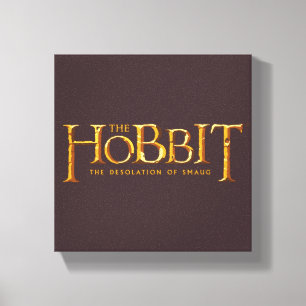 Hobbit Logo - Gold Canvas Print