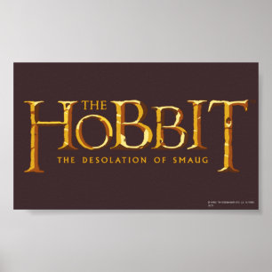 Hobbit Logo - Gold Poster