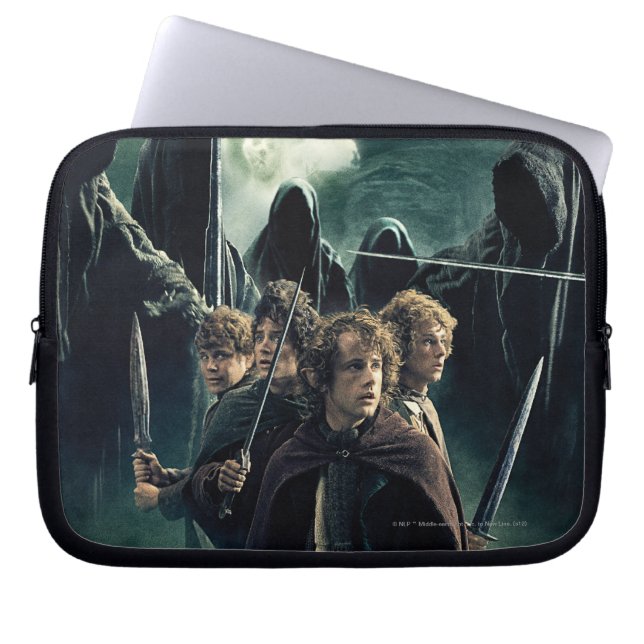 Hobbits Ready to Battle Laptop Sleeve (Front)