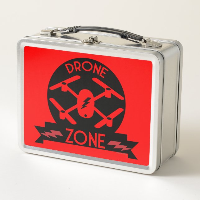 Hobby Drone Pilot Metal Lunch Box (Front)