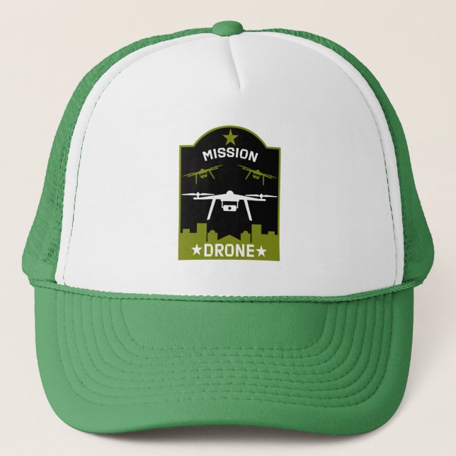Hobby Drone Pilot Trucker Hat (Front)