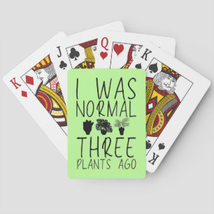 Hobby Gardener Plants Playing Cards