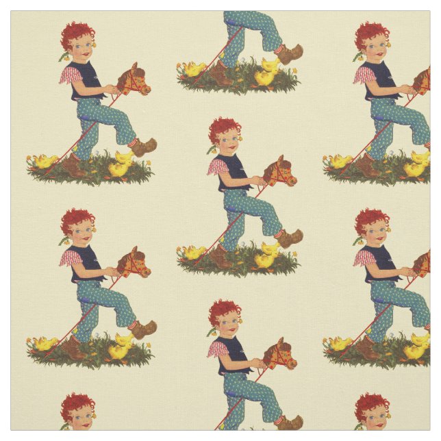 Hobby Horse Fabric (Swatch)