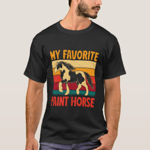 Hobby Horse Rider Paint Horse English Riding Horse T-Shirt