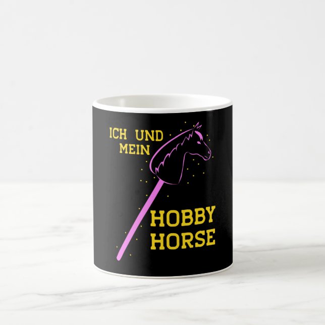 Hobby Horse Steckenhorse Rider Saying Coffee Mug (Center)