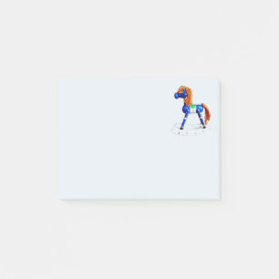 Hobby Rocking Horse customisable Post-it Notes