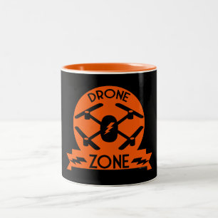 Hobbyist Drone Drone Pilot Photography Races Two-Tone Coffee Mug