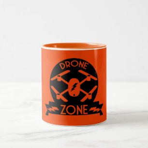 Hobbyist Drone Drone Pilot Photography Races Two-Tone Coffee Mug