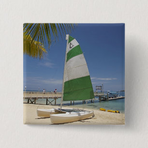 Hobie Cat, Plantation Island Resort 15 Cm Square Badge