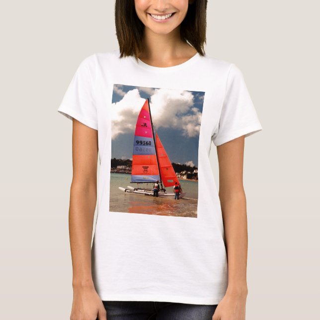 Hobie catamaran ready to sail T-Shirt (Front)