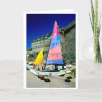 Hobie sailing boat in St Malo