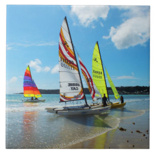 Hobie sailing boats in Jersey Tile