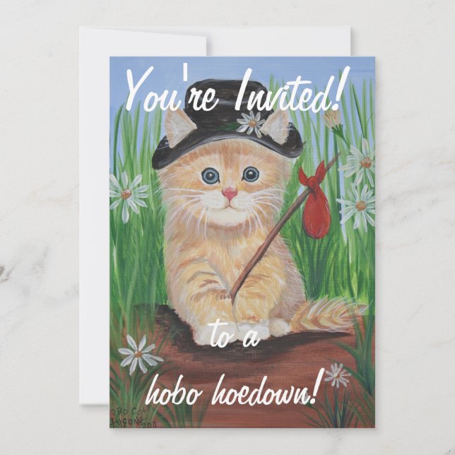 Hobo Hoedown Invitations! Invitation (Front)