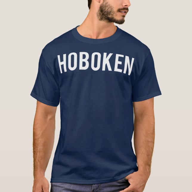 Hoboken  Cool New Jersey NJ city funny cheap T-Shirt (Front)