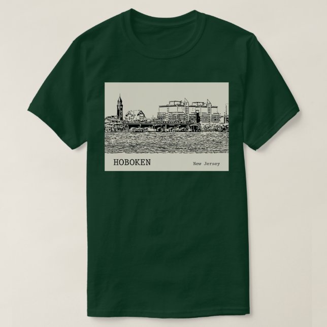 Hoboken New Jersey  2 T-Shirt (Design Front)