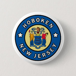 Hoboken New Jersey 6 Cm Round Badge