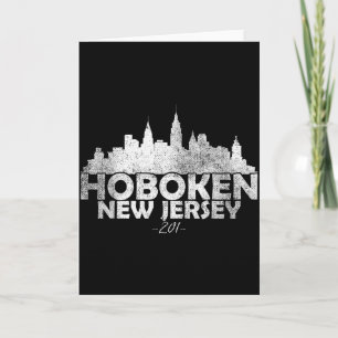 Hoboken New Jersey Nj _ Skyline  Card