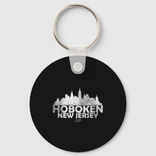 Hoboken New Jersey Nj _ Skyline  Key Ring