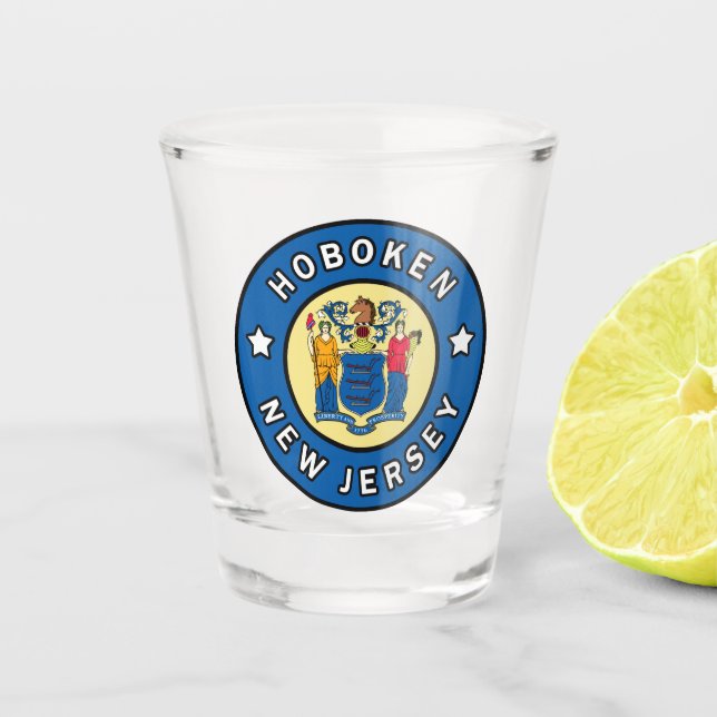 Hoboken New Jersey Shot Glass (Front)