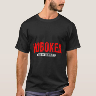 Hoboken Nj New Jersey Funny Usa City Roots Vintage T-Shirt