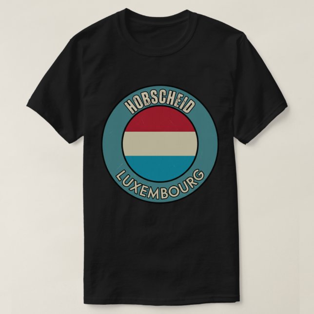 Hobscheid, Luxembourg T-Shirt (Design Front)