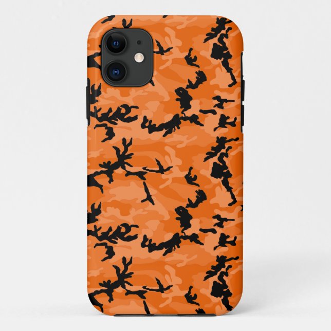 HOC Orange Halloween Edition Camo Case-Mate iPhone Case (Back)