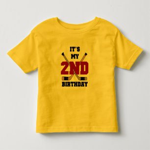 Hockey 2nd Birthday T shirts and Gifts