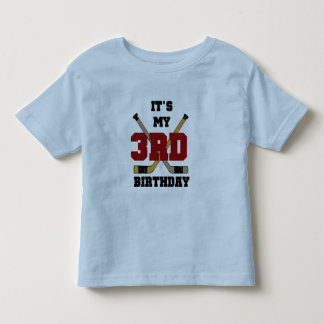 Hockey 3rd Birthday Tshirts and Gifts