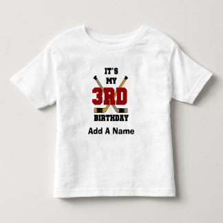 Hockey 3rd Birthday Tshirts and Gifts