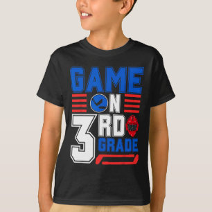 Hockey 3rd Grade Game Day Ck To School For Boys Gi T-Shirt