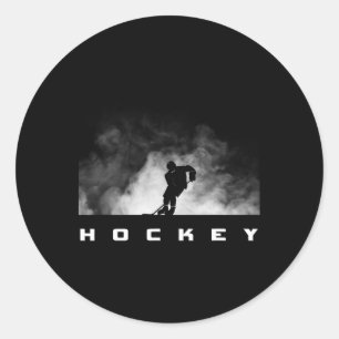Hockey Apparel - Hockey  Ice Hockey Player Gift  2 Classic Round Sticker
