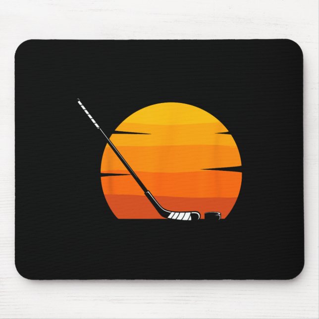 Hockey Apparel - Hockey  Ice Hockey Player Gift  6 Mouse Pad (Front)