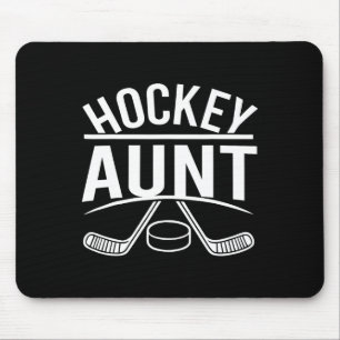 Hockey Aunt Hockey Family Funny  Mouse Pad