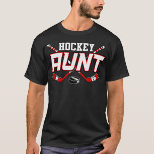 Hockey Aunt s For Women Mama Mother's Day Vintage T-Shirt