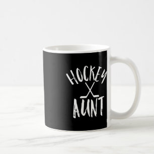 Hockey Aunt Sports Fan Cheer Vintage Gift Coffee Mug