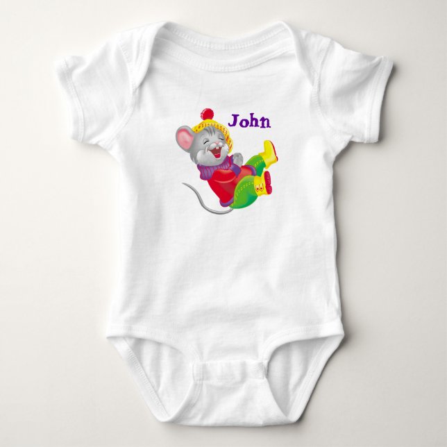 hockey baby bodysuit (Front)