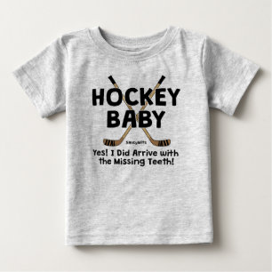 Hockey Baby Missing Teeth Baby T-Shirt