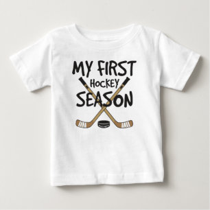 Hockey Baby My First Hockey Season Hockey Sticks T-Shirt
