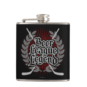 Hockey Beer League Legend Hip Flask