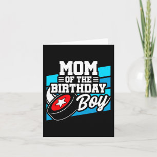 Hockey Birthday - Birthday Mum - Boys Hockey Birth Card