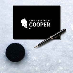 Hockey Birthday Card