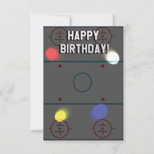 Hockey Birthday Card