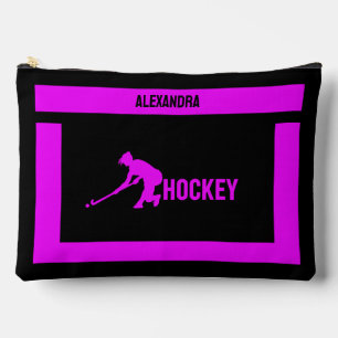 Hockey Birthday Gift, Hockey Player Girl,  Accessory Pouch