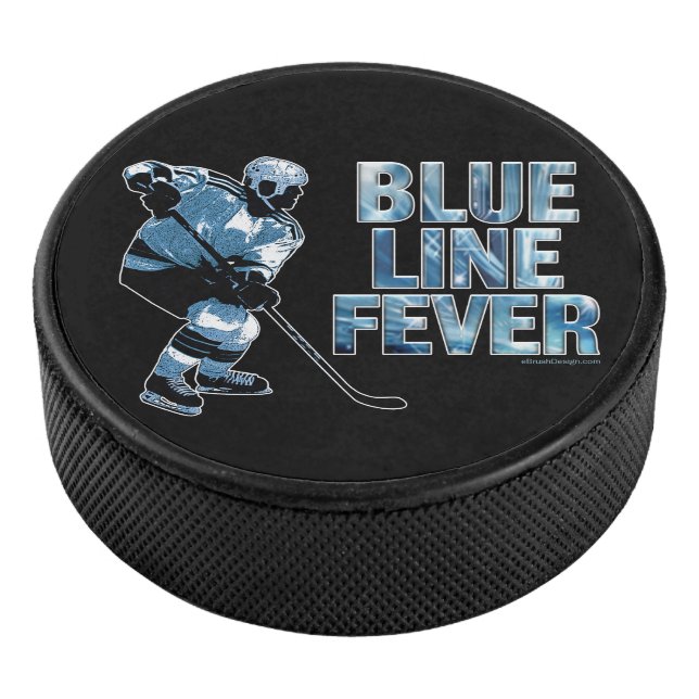 Hockey Blue Line Fever Puck (3/4)